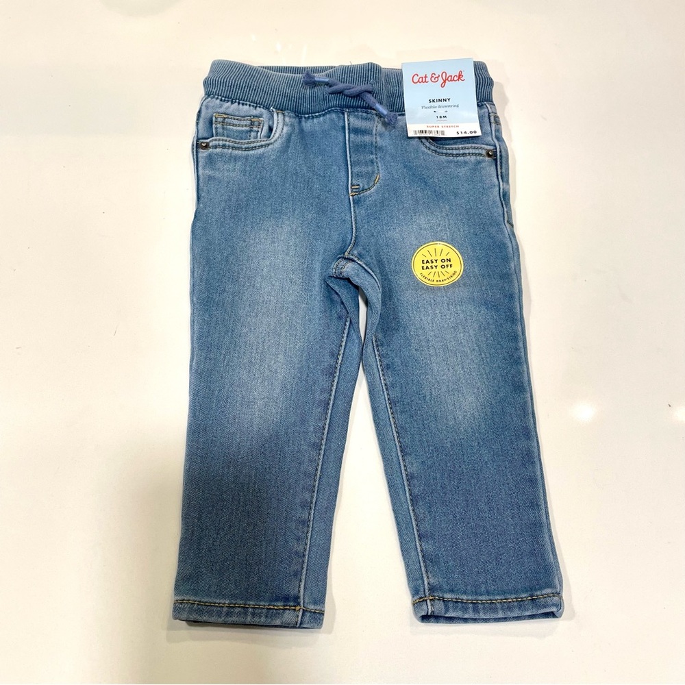 Toddler Mid-Rise Pull-On Cozy Lined Skinny Jeans